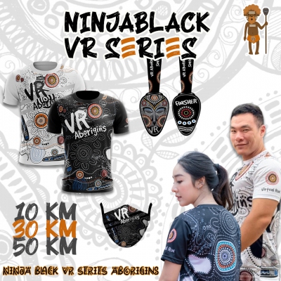 Ninja Black VR Series -  Aborigins run